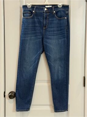 LOFT NWOT Dark Blue Ankle Skinny Jeans